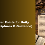 40 Prayer Points for Unity (With Scriptures & Guidance)
