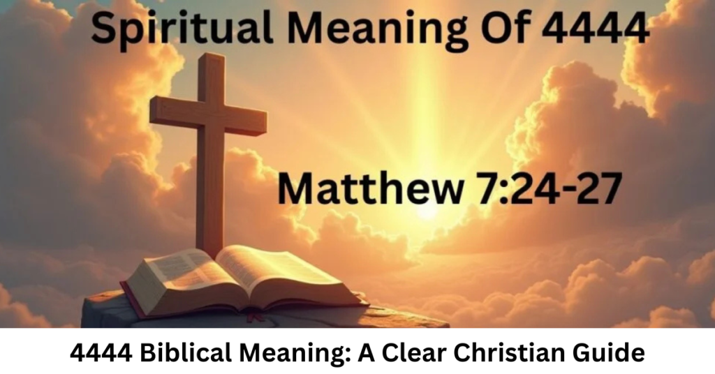4444 Biblical Meaning: A Clear Christian Guide