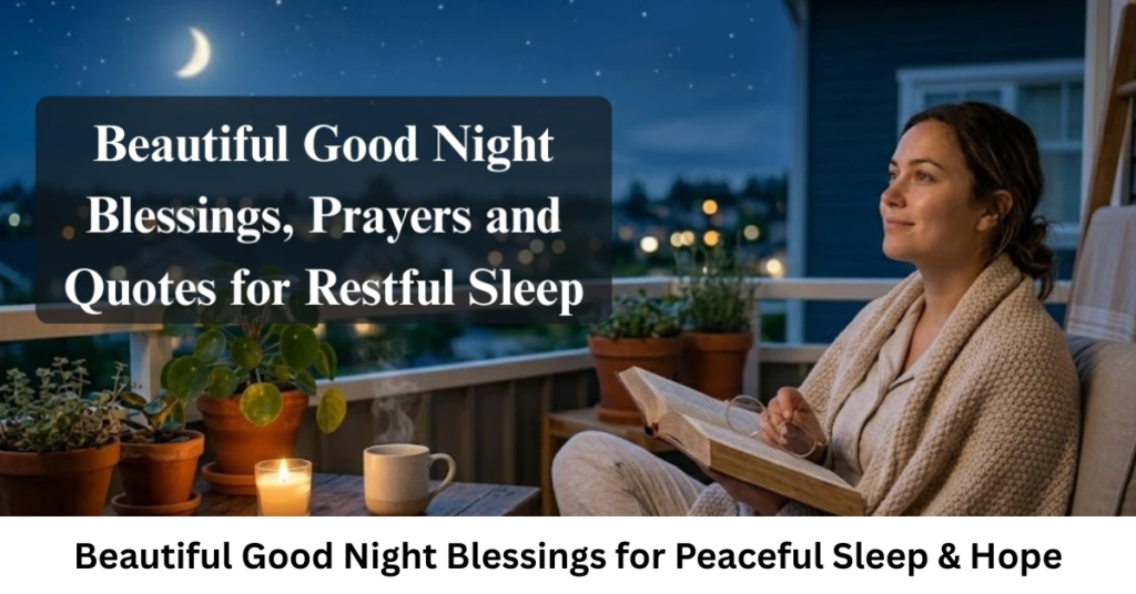 Beautiful Good Night Blessings for Peaceful Sleep & Hope