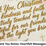 Christian Thank You Notes: Heartfelt Messages of Gratitude