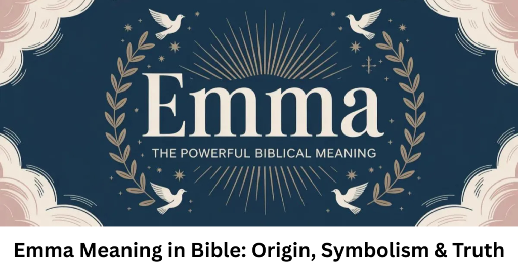 Emma Meaning in Bible: Origin, Symbolism & Truth
