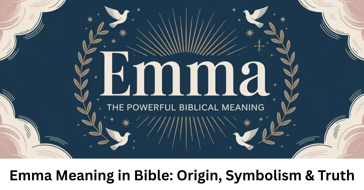 Emma Meaning in Bible: Origin, Symbolism & Truth