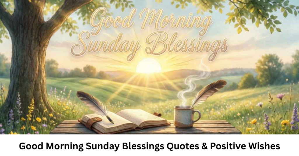 Good Morning Sunday Blessings Quotes & Positive Wishes