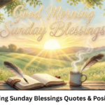Good Morning Sunday Blessings Quotes & Positive Wishes