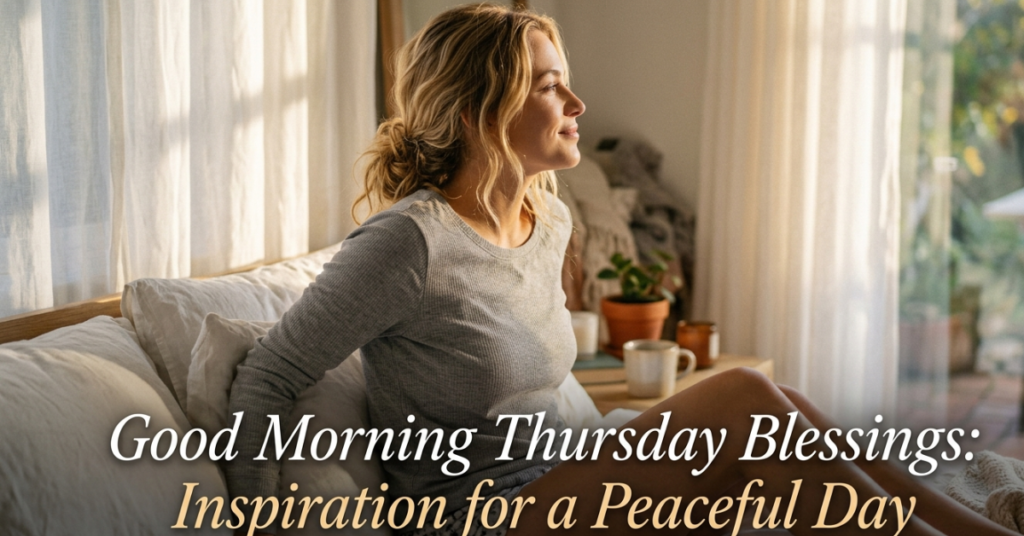 Good Morning Thursday Blessings: Inspiration for a Peaceful Day