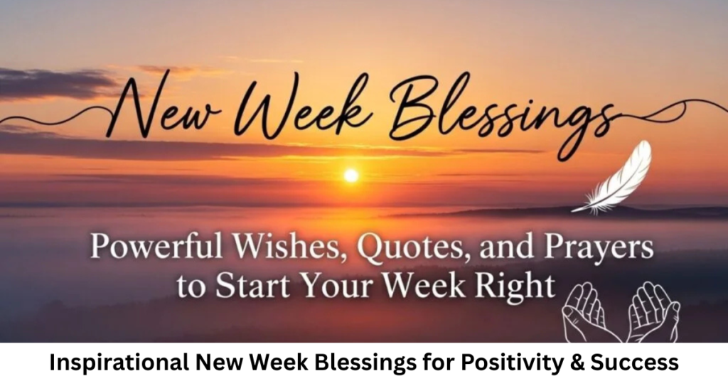 Inspirational New Week Blessings for Positivity & Success