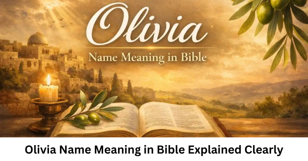 Olivia Name Meaning in Bible Explained Clearly