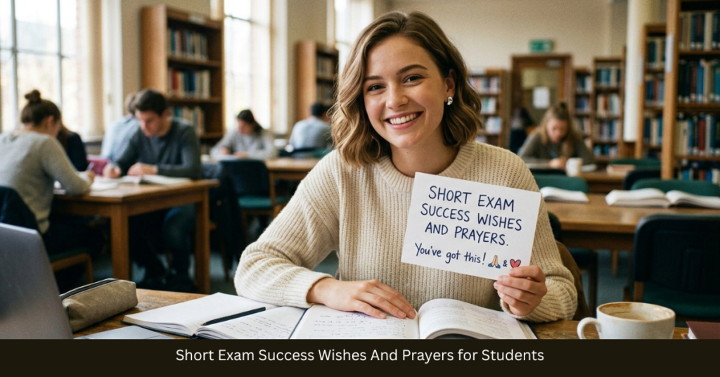 Short Exam Success Wishes And Prayers for Students