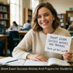 Short Exam Success Wishes And Prayers for Students