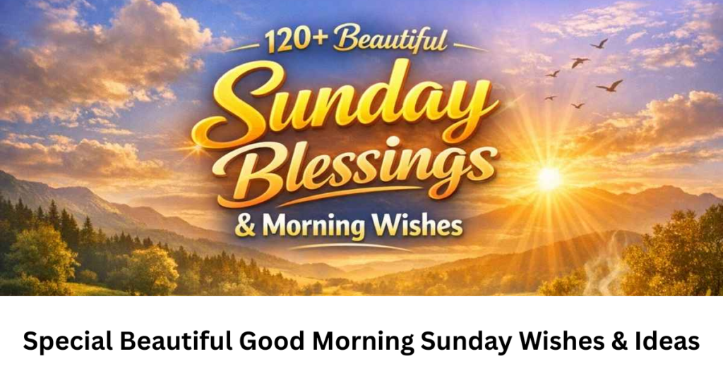 Special Beautiful Good Morning Sunday Wishes & Ideas