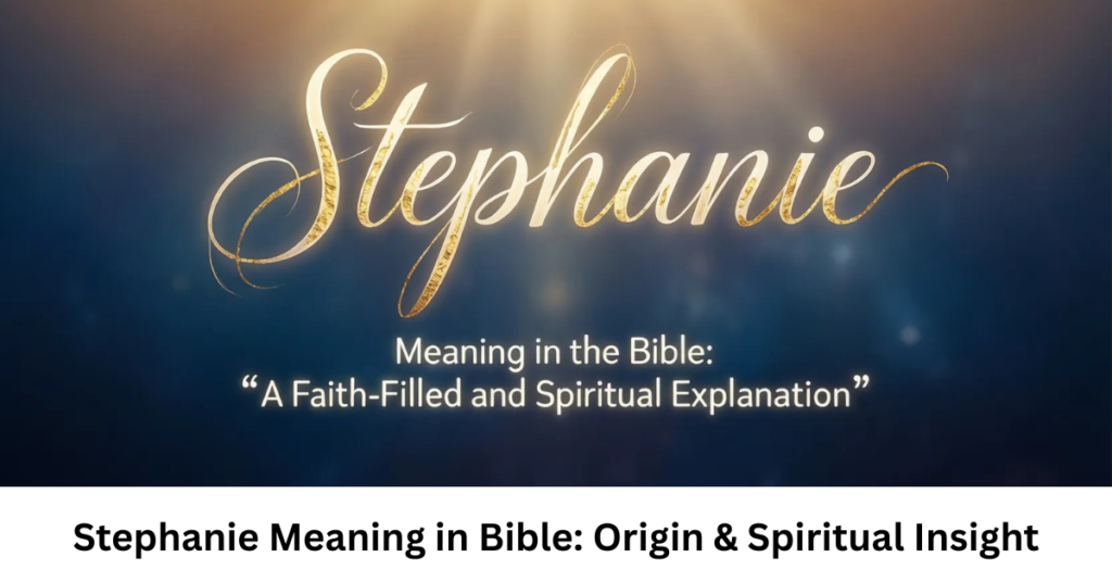 Stephanie Meaning in Bible: Origin & Spiritual Insight