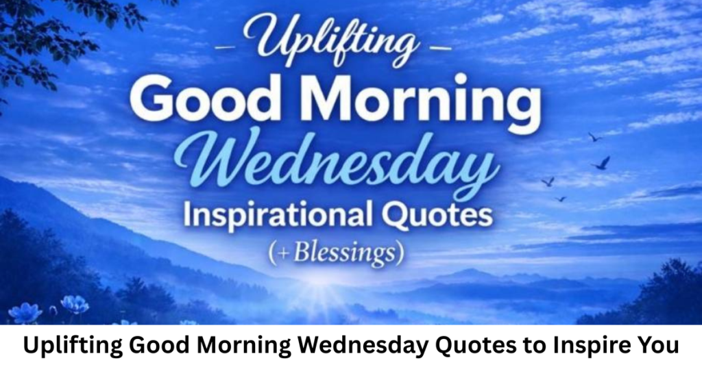 Uplifting Good Morning Wednesday Quotes to Inspire You