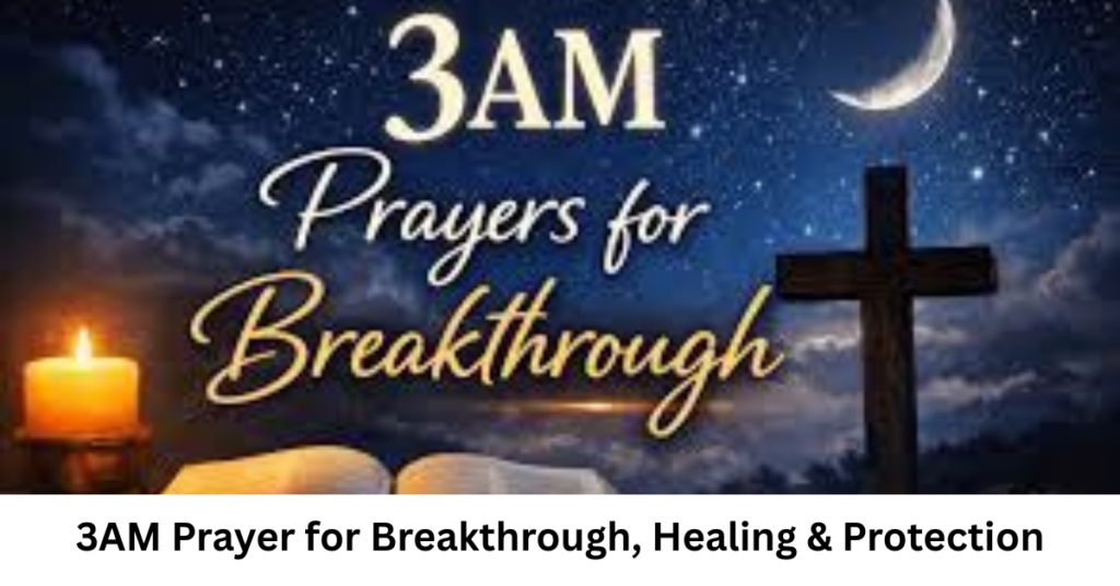 3AM Prayer for Breakthrough, Healing & Protection
