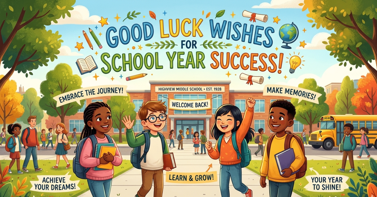 Best Good Luck Wishes for School Year Success