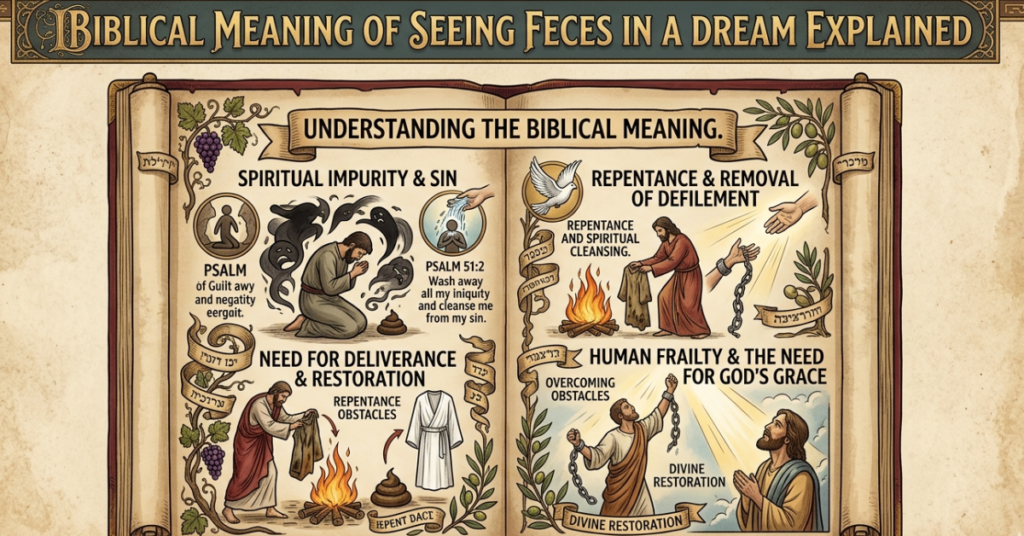 Biblical Meaning of Seeing Feces in a Dream Explained