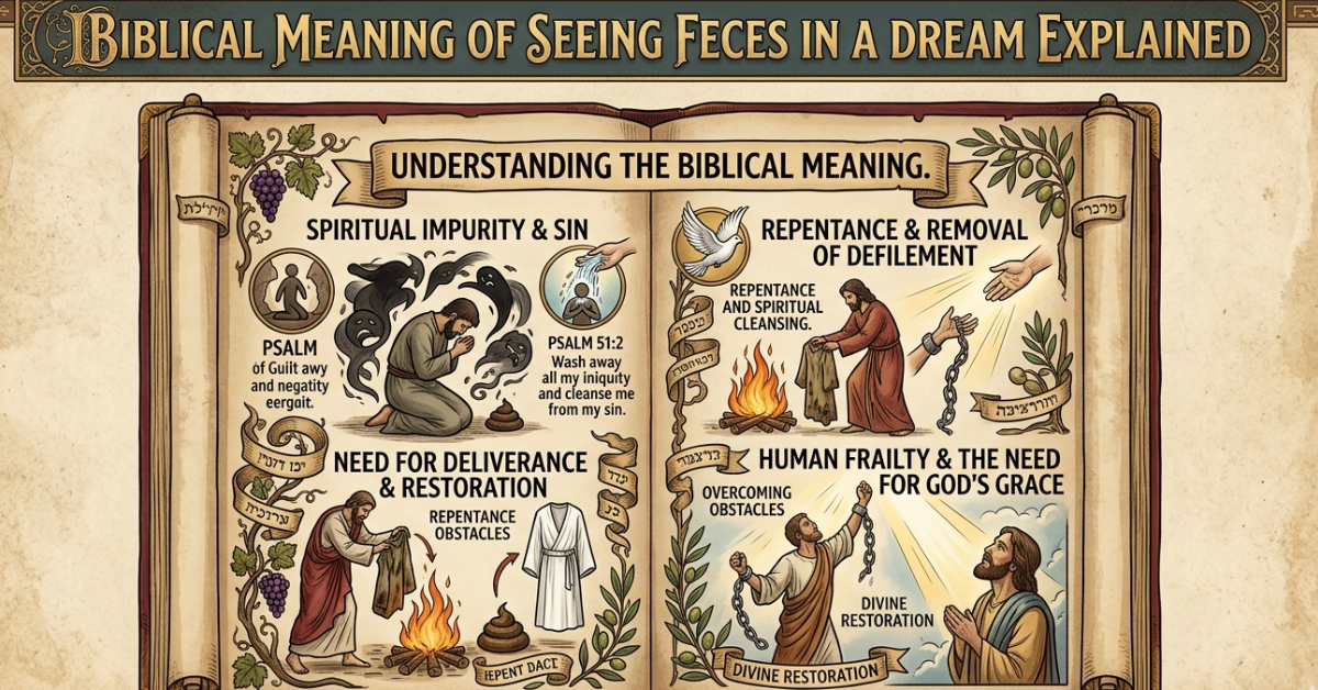 Biblical Meaning of Seeing Feces in a Dream Explained