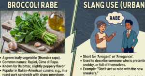 Rabe Meaning Explained: Broccoli Rabe & Slang Use