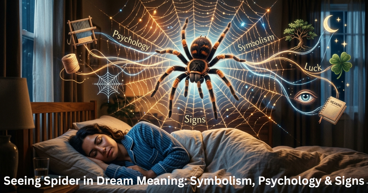 Seeing Spider in Dream Meaning: Symbolism, Psychology & Signs