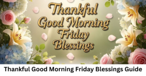 Thankful Good Morning Friday Blessings Guide
